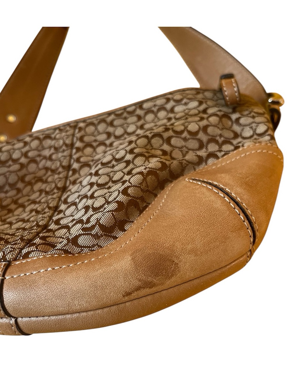 ✨COACH✨Soho Small Shoulder Bag in Khaki/Tan - Picture 4 of 5